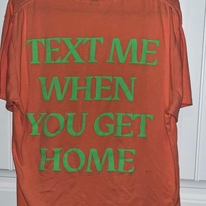 Oversized Text Me When You Get Home Lonely Ghost T-Shirt